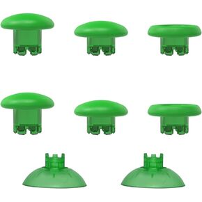 Interchangeable Thumbsticks for PS4/PS5/PS5 Edge Controllers - Swap Thumb Sticks Joysticks Replacement for Xbox-One/Xbox-One X Series Controllers (Pink)