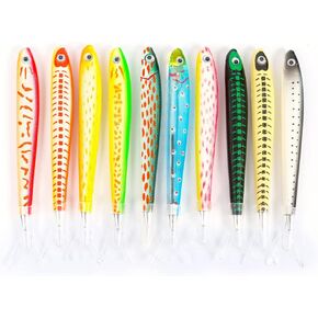 Abhay Cute Fish Pen Gifts Fashion Fish Pens 10 Pack Creative Pen for Fish Decor Party Supplies