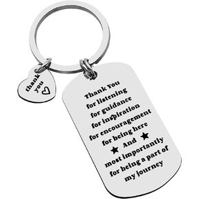 Mentor Employee Appreciation Gifts for Coworker Christmas Birthday,Thank You Keychain for Boss Lady Teacher Leader ,Going Away Gifts for Women Men Coach Office Farewell Goodbye Retirement Jewelry