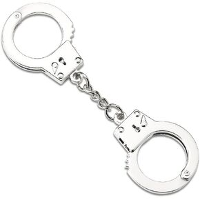 YangQian Mini Handcuff Key Chain Gift for Couple Keychain for Women Men Friend Birthday Gifts for Couples Gifts for Friend Christmas Gifts Fake Play Hand Cuffs Key Ring