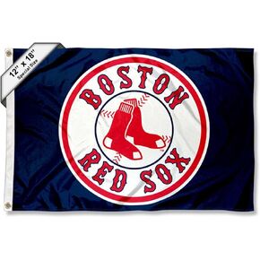 Boston Sox Baseball Boat and Golf Cart Flag