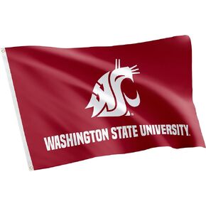 Desert Cactus Washington State University Flag Cougars Banners 100% Polyester Indoor Outdoor 3x5 feet Flags (Style 5)