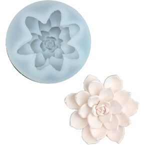 Soap Molds Scented Candle Mould Silicone Craft Moulds Succulent Shaped Clay Mold Silicone Material for Hand-Making Lover Silicone Clay Mold