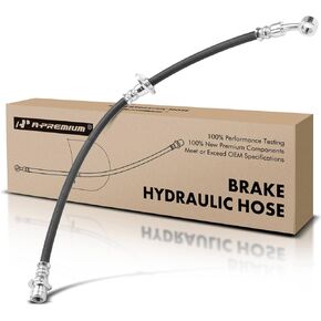 A-Premium Front Passenger Brake Hydraulic Hose Compatible with Select Honda Models - Accord 2013 2014 2015 2016 2017 2.0L 2.4L 3.5L - Replace# 01464T2AA02(Pack of 2)
