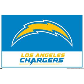 Trends International NFL Los Angeles Chargers - Logo 21 Wall Poster, 22.37" x 34.00", Unframed Version