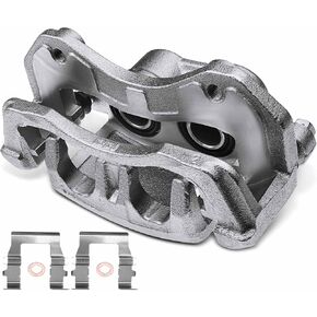 A-Premium Disc Brake Caliper Assembly with Bracket Compatible with Select Mitsubishi Models - Outlander 2005-2006, Outlander PHEV 2018-2020, Lancer 2009-2015, 2.0L 2.4L - Front Right Passenger Side