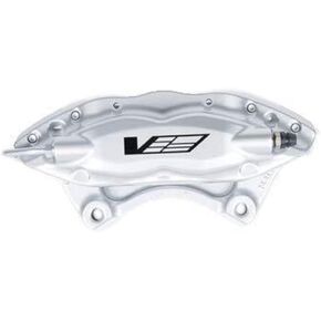 GM Genuine Parts 172-2486 Silver Rear Driver Side Disc Brake Caliper Assembly with Cadillac V Logo