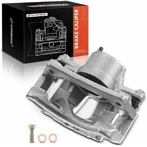 A-Premium Disc Brake Caliper Assembly with Bracket Compatible with Select Jeep Models - Liberty 2002 2003 2004 2005 2006 2007, Sport Utility - Front Left Driver Side