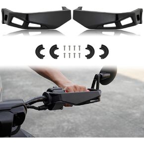 Aluminum Handguards Protector for Can Am Ryker All Models, Black Handlebars Hand Guards Protector Kit for Can-Am Ryker 600 900 Sport & Rally Edition Accessories, Replace #219400998