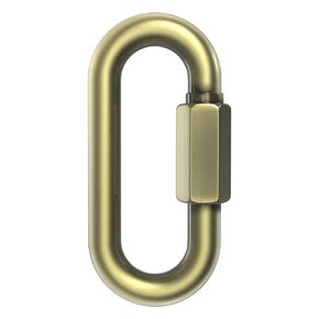 2.3" Chain Quick Links, 8 Pcs 1/4" Marine Grade Screw Chain Links, Large Opening Chain Connector Chain Coupler, 900 Lbs Capacity