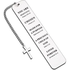 Confirmation Gifts for Teen Girls Boys Christian Bookmark Religious Gifts for Women Men Bible Verse Bookmark for Girls Daughter Book Lovers Graduation Birthday Christmas for Female Male Him Her in Saudi Arabia