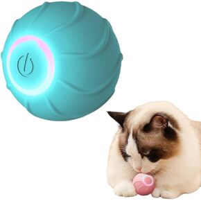 2023 New Dog Cat Smart Electric Jumping Ball Toy Rubber Gravity Intelligent Silicon Automatic Spinboll Ball Peit Toy for Pet Cat