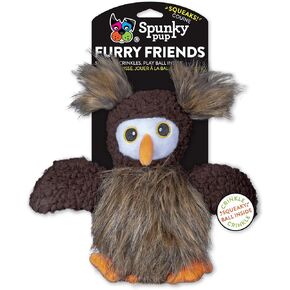 Owl with Ball Squeaker
