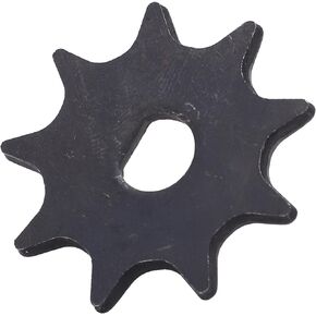9T Sprocket,410 9T Sprocket Wear Resistance Type D High Speed Motor Drive Pinion Gear for MY1016 / MY1025 Motor 9T Sprocket Electric Scooter Motor Engine Sprocket Electric Scooter Sprocket (10D)