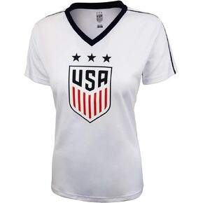 Icon Sports U.S. Soccer Federation USWNT Game Day Soccer Jersey White Name