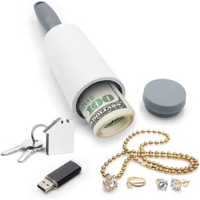 Sneaky Booze Stash Lint Roller For Pets Diversion Safe: Discrete Portable Storage Container To Hide Pills Jewelry or Valuables Secret Hidden Travel Can Or Home Security Smell Odor Proof Bag 1 Pack