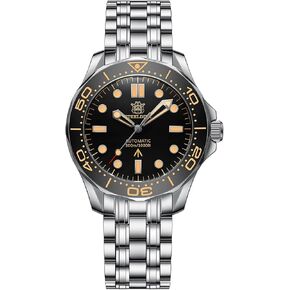 STEELDIVE Men's Automatic Watch NH35 Movement SD1957 Sapphire Luminous Sea Ghost NTTD 300M Dive Watches in Saudi Arabia