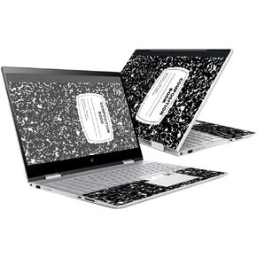 MightySkins Skin Compatible With HP Envy x360 15" (2017) - Composition Book | Protective, Durable, and Unique Vinyl Decal wrap cover | Easy To Apply, Remove, and Change Styles | Made in the USA