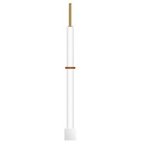 stonylab Stainless Steel Electrode, 10 x 10 x 0.1 mm Laboratory Electrode with Stainless Steel Sheet Plate and PTFE Body for stonylab Electrolytic Cell Electrode