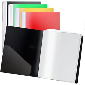 Binder with Plastic Sleeves 4 Pack, 60-Pocket Portfolio Binder Folder for Presentation Art-Work, Clear Sleeves, Holds 120 Pages of 8.5x11 Inch Documents in Kuwait