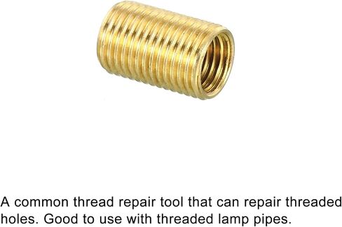 PATIKIL M10 to M6 Fine Thread Adapter Reducer Thread Reducing Nuts Insert, 5 Pack 15mm Threaded Hollow Tube Adapter Brass Coupler Connector Pipe Fitting in Saudi Arabia