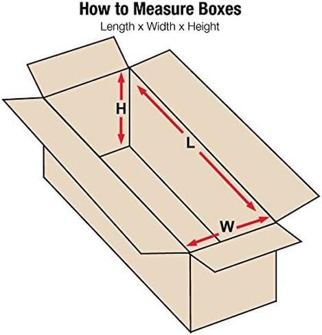 AVIDITI Shipping Boxes Long, 20"L x 8"W x 8"H 25-Pack | Corrugated Cardboard Box for Packing, Moving and Storage 20x8x8 2088 in Saudi Arabia
