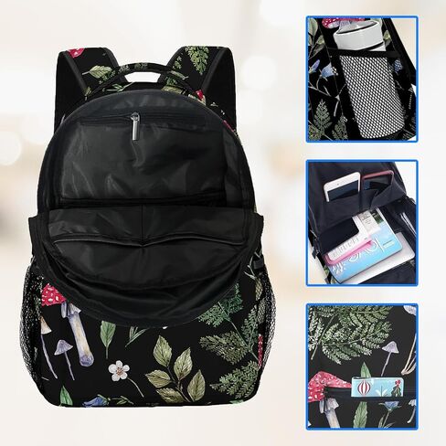 Kids Backpack for Teens Girls Boys, Cream Kids Cute Cactus Rainbow Funny Water Resistant Child Bookbag School Bag with Adjustable Padded Straps in Saudi Arabia