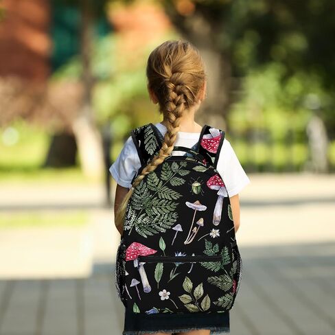 Kids Backpack for Teens Girls Boys, Cream Kids Cute Cactus Rainbow Funny Water Resistant Child Bookbag School Bag with Adjustable Padded Straps in Saudi Arabia