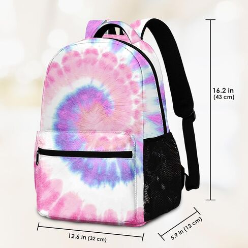 Kids Backpack for Teens Girls Boys, Cream Kids Cute Cactus Rainbow Funny Water Resistant Child Bookbag School Bag with Adjustable Padded Straps in Saudi Arabia