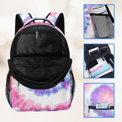 Kids Backpack for Teens Girls Boys, Cream Kids Cute Cactus Rainbow Funny Water Resistant Child Bookbag School Bag with Adjustable Padded Straps in Saudi Arabia