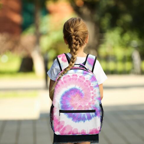 Kids Backpack for Teens Girls Boys, Cream Kids Cute Cactus Rainbow Funny Water Resistant Child Bookbag School Bag with Adjustable Padded Straps in Saudi Arabia