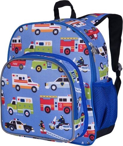 حقيبة ظهر Wildkin مقاس 12 بوصة مع بساط قيلولة من الألياف الدقيقة (الأبطال) in Kuwait