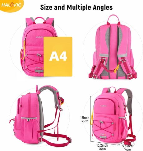 HALOVIE Kids Travel Backpack Lightweight Small Kids Daypack Preschool Kindergarten Children SchoolBag for Boys Girls in Saudi Arabia