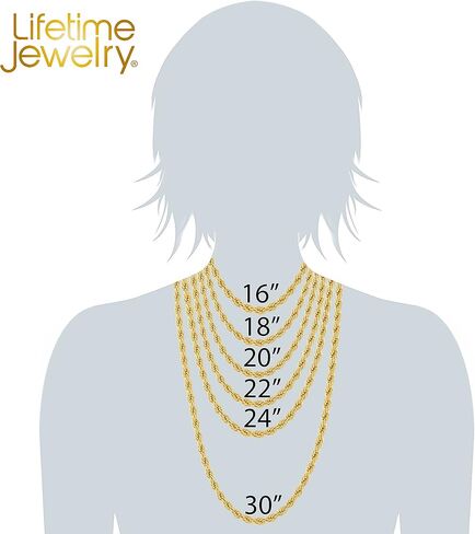 LIFETIME JEWELRY 11mm Designer Diamond Cut Miami Curb Cuban Link Chain Necklace 24k Gold Plated in Saudi Arabia