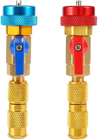 Valve Core Remover Tool,Pressure Side Repair Tools,Air Conditioning R134A Valve Core Quick Remover Installer High Low Pressure Tool in Saudi Arabia