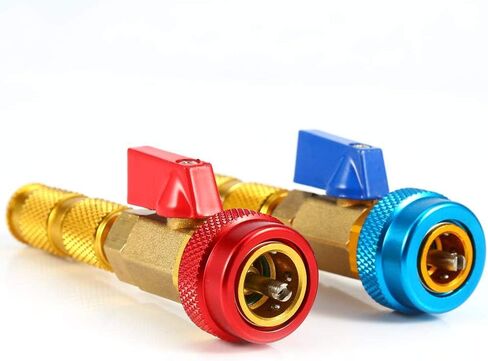 Valve Core Remover Tool,Pressure Side Repair Tools,Air Conditioning R134A Valve Core Quick Remover Installer High Low Pressure Tool in Saudi Arabia