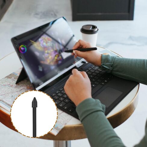 20 قطعة من رؤوس أقلام S لهاتف Samsung، رؤوس بديلة مع ملاقط متوافقة مع Galaxy Tab S7 FE Tab S7 Tab S7 Plus Tab S8 Tab S8 Plus (أسود) in Saudi Arabia