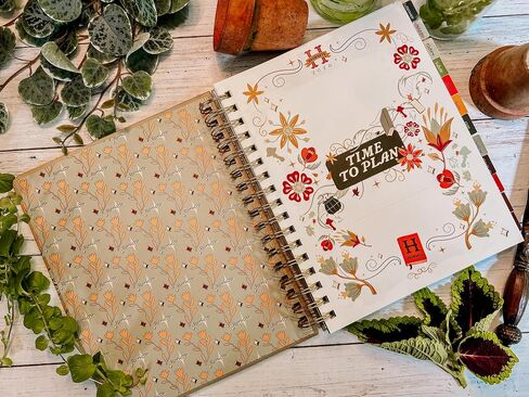 مجلة Conquest Journal Harry Potter Herbology 2024 مخطط أسبوعي مؤرخ، تنسيق عمودي، غطاء لوحة كتاب ملفوف، غلاف حلزوني، 4 أوراق ملصقات، جيب، حزام إغلاق مرن، إشارة مرجعية، 8 × 9.25 بوصة in Saudi Arabia