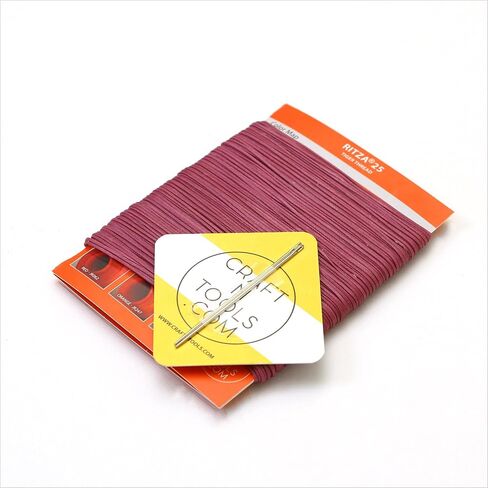 Amber Glow 1.0mm RITZA 25 Tiger Thread for Leather Craft | Waxed Tiger Thread | Ritza 25 Thread | Waxed Polyester | Saddlers Thread in Saudi Arabia