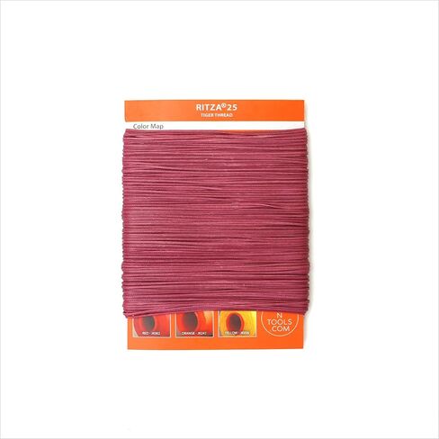 Amber Glow 1.0mm RITZA 25 Tiger Thread for Leather Craft | Waxed Tiger Thread | Ritza 25 Thread | Waxed Polyester | Saddlers Thread in Saudi Arabia