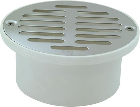 EZ-Flo 3 Inch x 4 Inch PVC General Purpose Drain with Stainless Steel Strainer, 15322 in Saudi Arabia