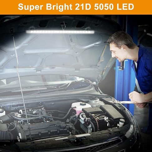 Linkstyle تحت غطاء محرك السيارة أدى ضوء العمل عدة، 12V غطاء محرك السيارة العمل التفتيش قطاع مصباح مع التلقائي تشغيل / إيقاف العالمي للماء Underhood شريط ضوء العمل لشاحنة جيب سيارات الدفع الرباعي على الطرق الوعرة قارب بيك اب البضائع in Saudi Arabia