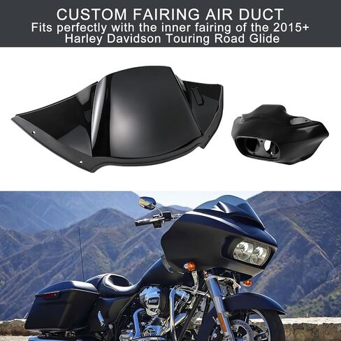 مجاري الهواء ذات اللون الأسود الزاهي، وحاجز مجاري الهواء ومجموعة المحرك المتوافقة مع Harley Davidson Road Glide 2015 Up in Saudi Arabia
