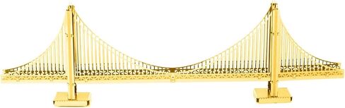 Metal Earth Golden Gate Bridge Gold Version 3D Metal Model Kit Bundle with Tweezers Fascinations in Saudi Arabia