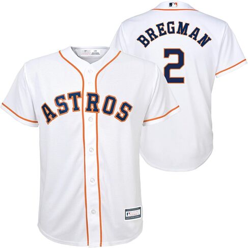 Outerstuff Alex Bregman Houston Astros MLB Kids 4-7 White Home Player Jersey in Saudi Arabia