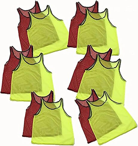 Adult - Teens Scrimmage Practice Jerseys Team Pinnies Sports Vest Soccer, Football, Basketball, Volleyball in Kuwait