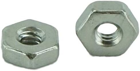 Stainless 6-32 Hex Nut, Stainless Steel 18-8, Machine Thread (100 pcs, 6-32 Hex Nut) in Saudi Arabia