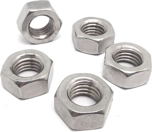 5Pcs 304 Stainless Steel Left Hand Thread Hex Nuts,Hex Reverse Thread Machine Screw Nut(M14) in Saudi Arabia