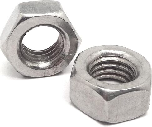 5Pcs 304 Stainless Steel Left Hand Thread Hex Nuts,Hex Reverse Thread Machine Screw Nut(M14) in Saudi Arabia