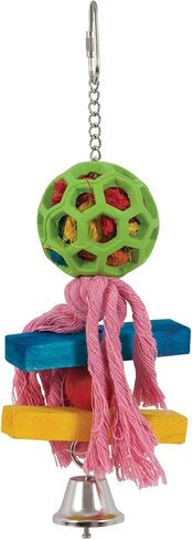 JW Pet Company HOL-ee Roller Pom Pom Bird Toy,Multi,One Size,31012 in Saudi Arabia